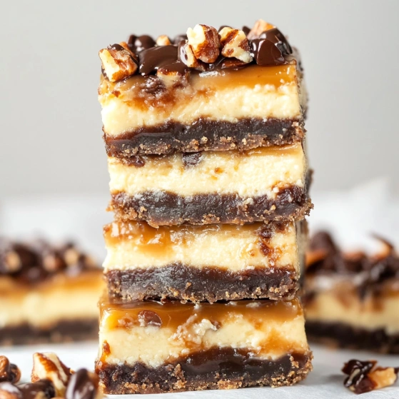 A slice of cake with nuts on top.