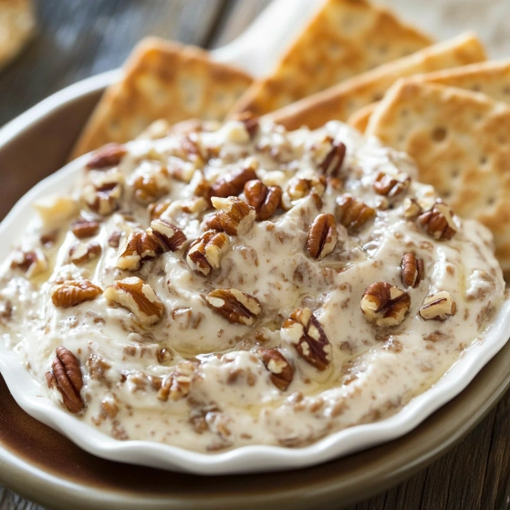 A bowl of food with a piece of bread on top.