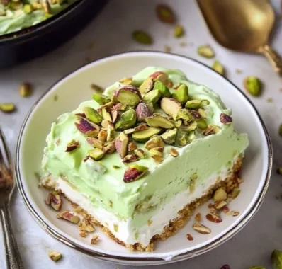 A slice of pie with almonds on top.