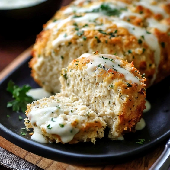 A piece of bread with cheese on it.