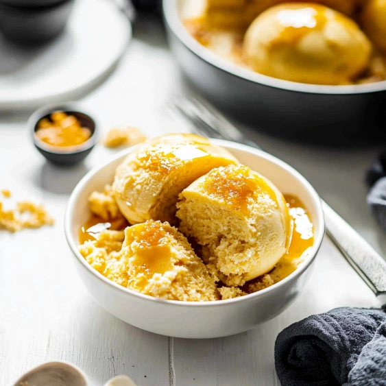 A bowl of ice cream with a spoon in it.