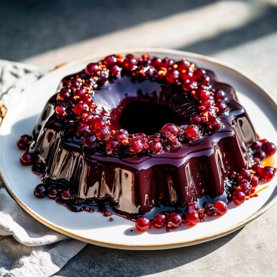 A cake with berries on top.