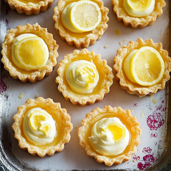 Lemon and cream filled pastry.