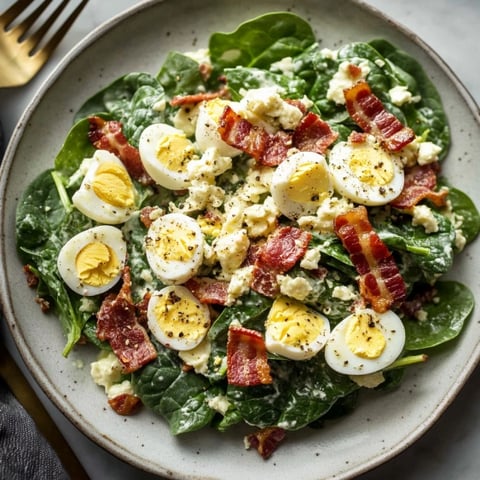 A plate of food with eggs, bacon, and greens.