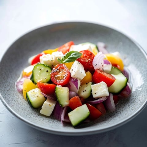 A bowl of vegetables with cheese.